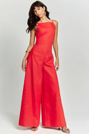 Brun halter jumpsuit Radiante
