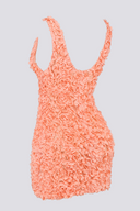 Vestito Mini Gaëlle con Scollo a V e Motivo Floreale