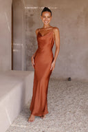 Willow Maxi Elbise - Bakır