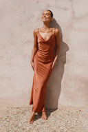 Willow Maxi Elbise - Bakır