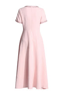 Rochie midi Zoe Bowknot cu cristale aplicate