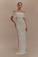 Rochie maxi tricotată Orhidee