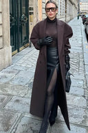 Double Breasted Lapel Coat