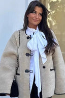 Veste ample en agneau