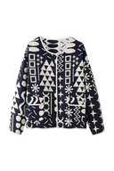 Veste matelassée à imprimé floral