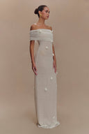 Rochie maxi tricotată Orhidee