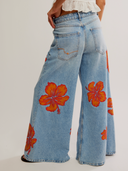 Palisades Jeans mit weitem Bein