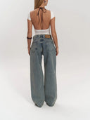 Trixie blaue transparente Jeans