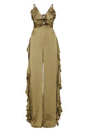 Agnes flæse V-hals jumpsuit