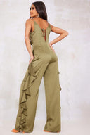 Agnes flæse V-hals jumpsuit