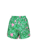 Set di pantaloncini da surf verdi stampati