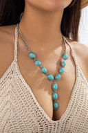 Pendant Loop Turquoise Necklace