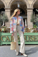 Veste matelassée convertible imprimée Enid