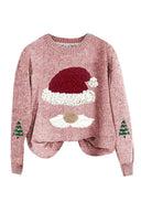 Løs pasform jule strikket sweater