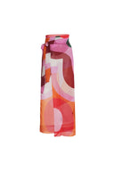 Set costume intero con stampa geometrica