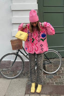 Veste à poche avec imprimé floral mignon