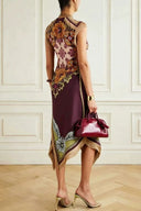 Tassel Art Midi Dress