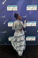 Tie-Dye eng anliegendes hüftbetonendes Abendkleid