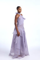 Arida Layered Bow Maxi Dress