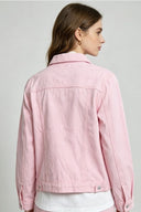 Giacca in denim stile utility con colletto