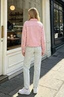Denimjakke i utility-stil med krave