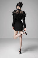 Abito Mini Blazer in Pizzo Joanne