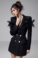 Abito Mini Blazer in Pizzo Joanne