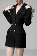 Abito Mini Blazer in Pizzo Joanne