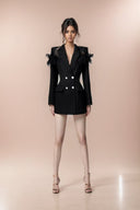 Abito Mini Blazer in Pizzo Joanne