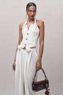 Completo Pantaloni e Giacca Tuxedo con Fiore Louise