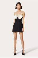 Abito Mini in Crepe con Stampa Floreale Myrna